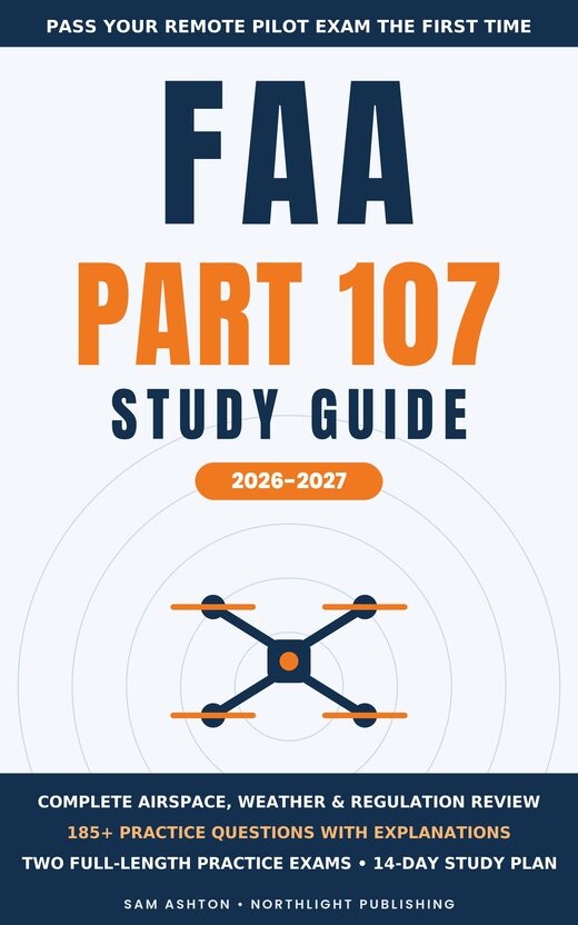 FAA Part 107 Study Guide 2026-2027 book cover