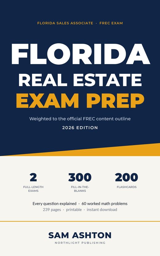 Florida Real Estate Exam Prep 2026: Sales Associate Study Guide book cover