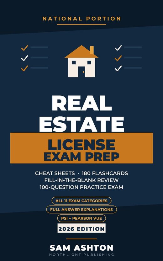 Real Estate License Exam Prep 2026: National Portion book cover