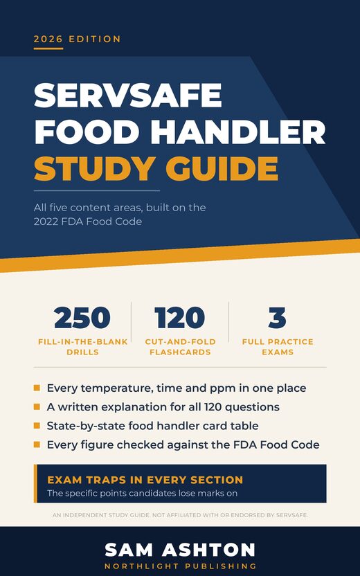 ServSafe Food Handler Study Guide 2026 book cover