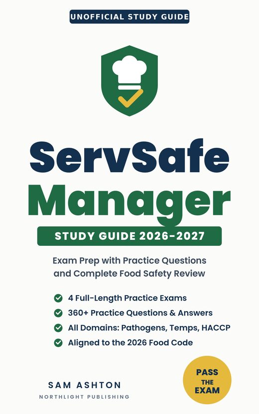 ServSafe Manager Study Guide 2026-2027 book cover